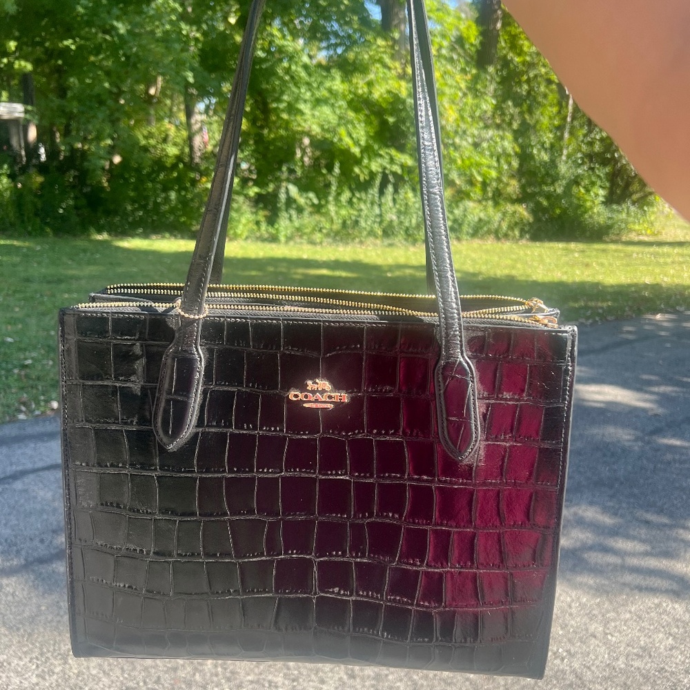 Coach Nina tote Large (double zip laptop size)